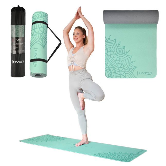 Yogamat TPE Mint - Antislip, Milieuvriendelijk