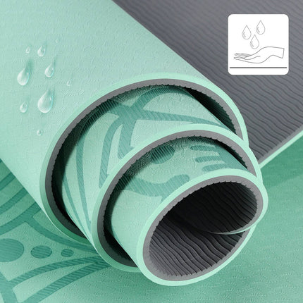 Yoga Mat TPE Mint – Non-Slip, Eco-Friendly
