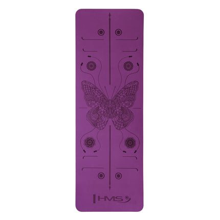 Yoga Mat TPE Violet – Non-Slip, Eco-Friendly