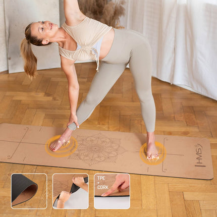 Yoga Set – Cork Mat, Block, Strap