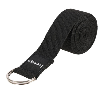 Yoga Strap, Black, Durable, Adjustable Length