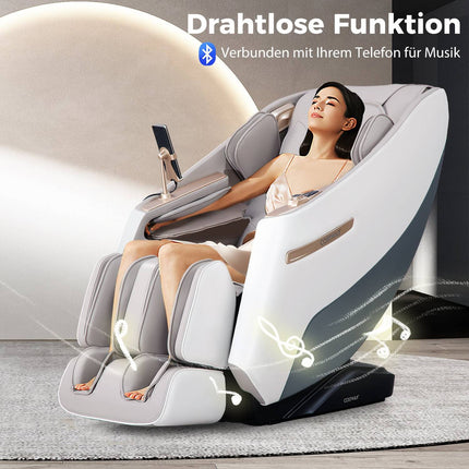 Zero Gravity Shiatsu Massage Chair with Heat & Air Massage