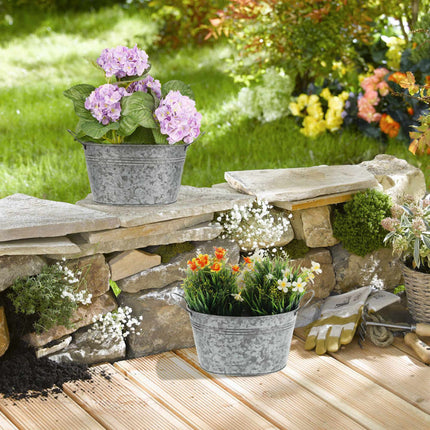 Zinc tub set of 4