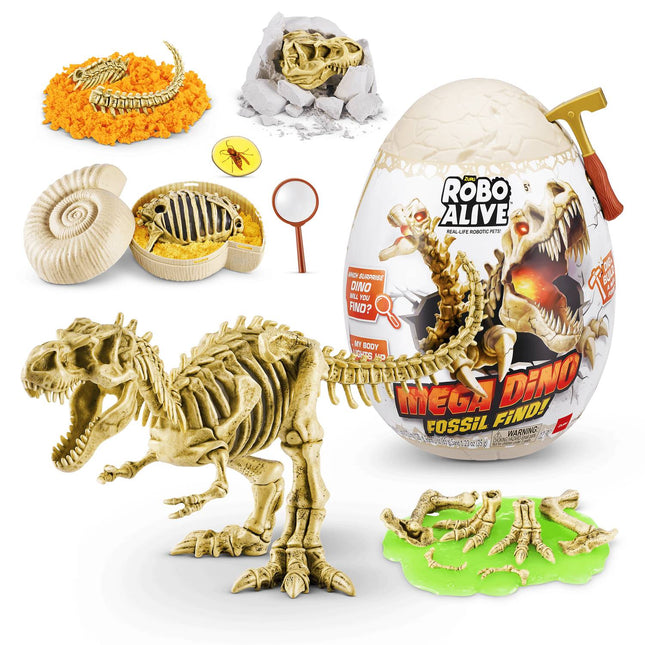 Zuru Roboalive interactief speelgoed Mega Dino Fossil Vind verrassingsei