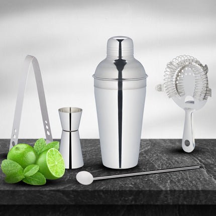cocktail shaker set in 5 parts