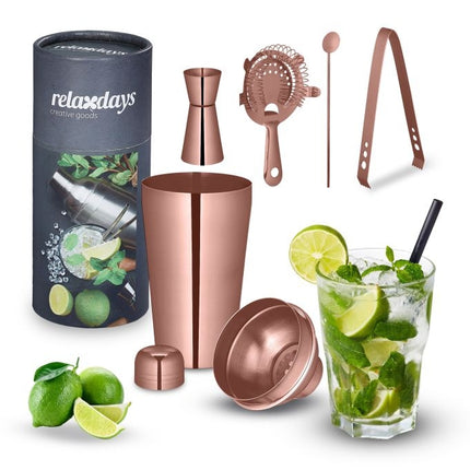 cocktail shaker set in 5 parts