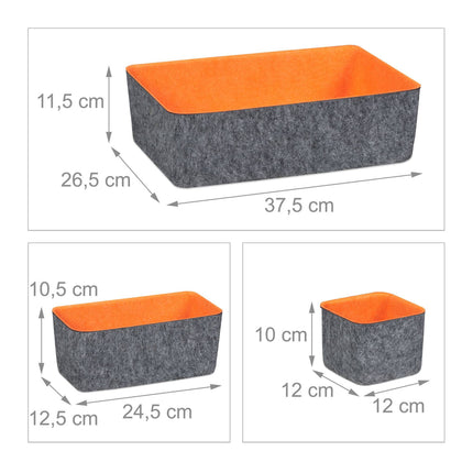 drawer divider in 5 parts Felt