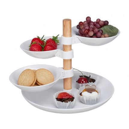 etagere in 4 floors Plastic and wood