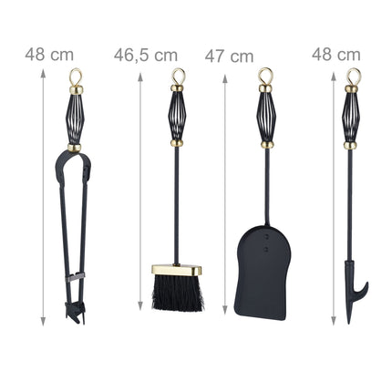 fireplace set in 5 parts