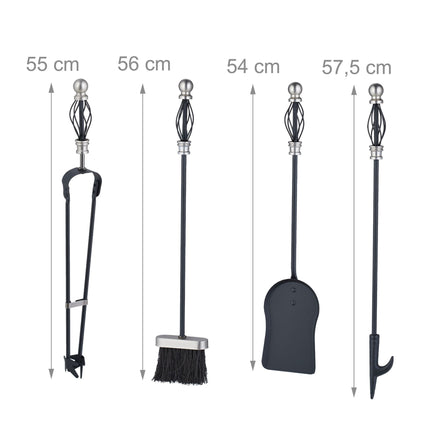 fireplace set in 5 parts