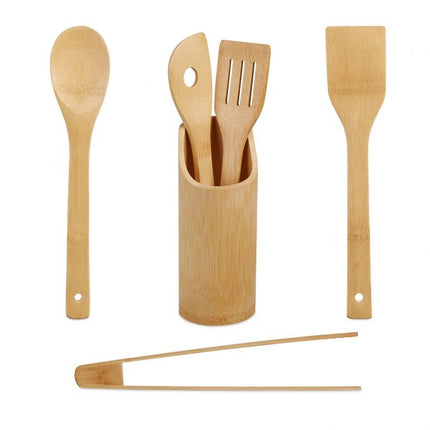 kitchen utensil set in 6 parts Bamboo