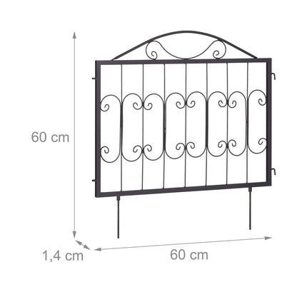 metal bed rail, 4 parts