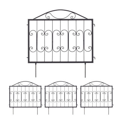 metal bed rail, 4 parts
