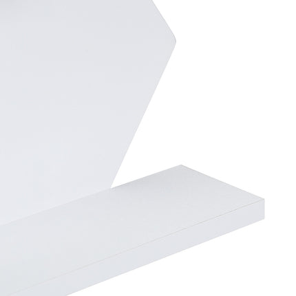 Hexagonal wall shelves in a set of 2