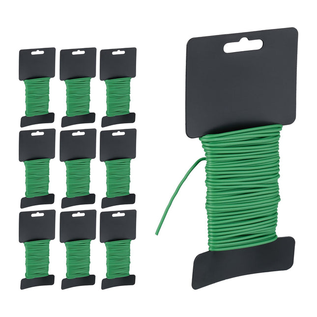 set of 10 garden wires 2.5 mm x 10 m
