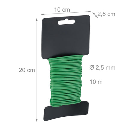 set of 10 garden wires 2.5 mm x 10 m