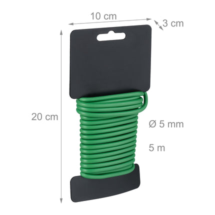 set of 10 garden wires 5 mm x 5 m