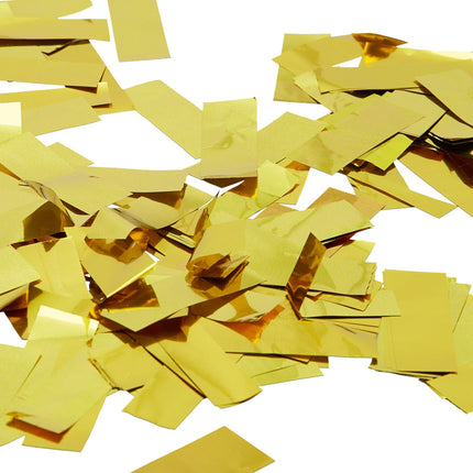 set of 12 Party Poppers "Golden rain" 40 cm