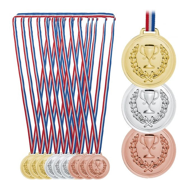 set of 12 medals for children
