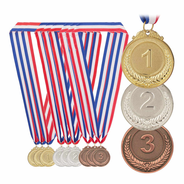 set van 12 medailles voor kinderen