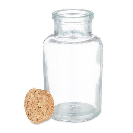 set of 14 spice jars with cork lids