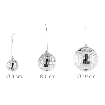 set of 15 mini disco balls
