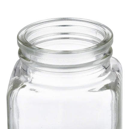 set of 20 spice jars square bamboo