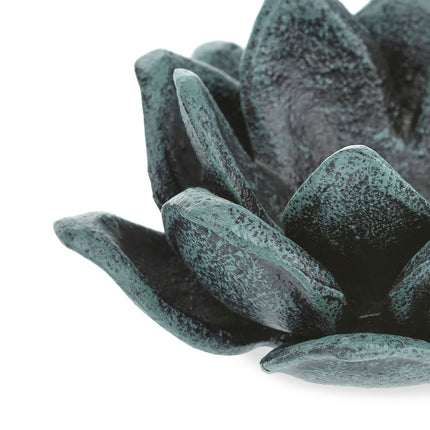 set of 2 Lotus-shaped tea light holders
