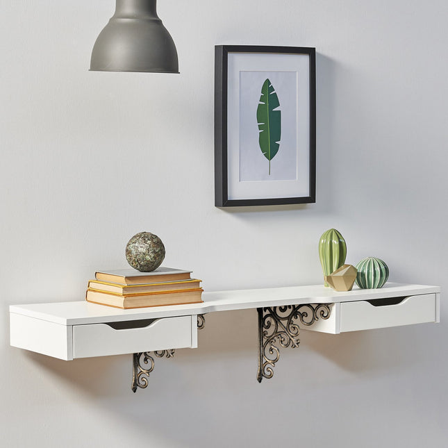 set van 2 antieke plankdragers