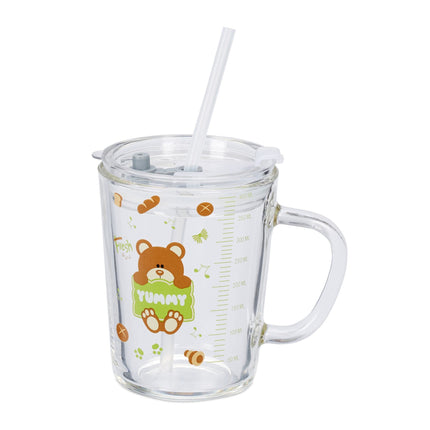 set of 2 children's glasses with a bear motif