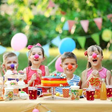 set of 2 children's glasses with fruit motifs
