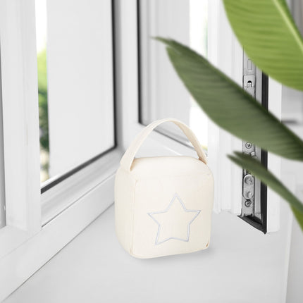 set of 2 door stops with star motif