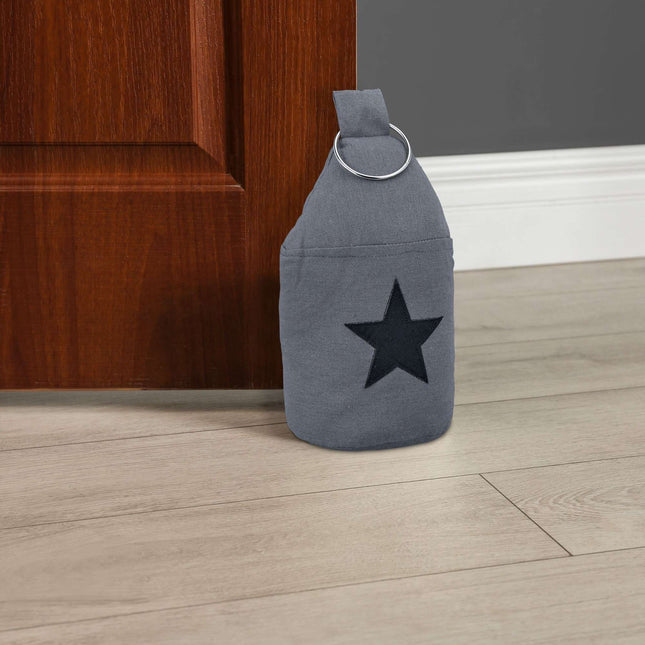 set of 2 door stops with star motif
