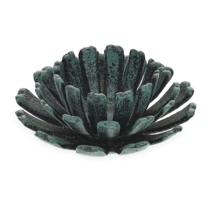 set of 2 flower-shaped tealight holders