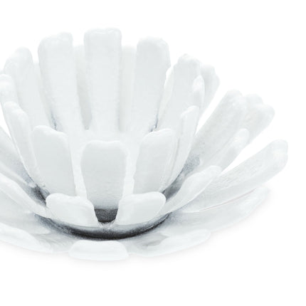 set of 2 flower-shaped tealight holders