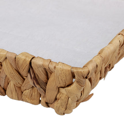set of 2 fruit bowls made from water hyacinth