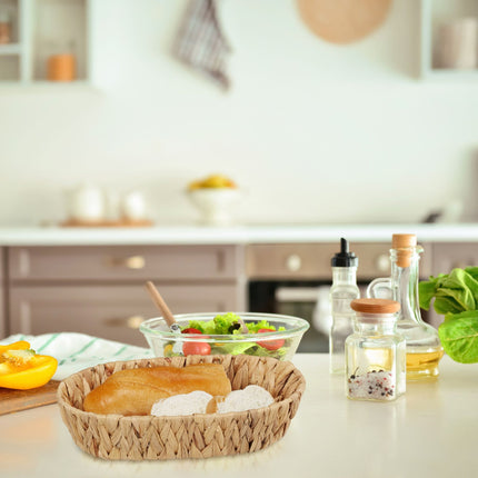set of 2 fruit bowls made from water hyacinth