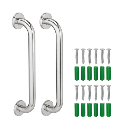 set of 2 handle bars in stainless steel