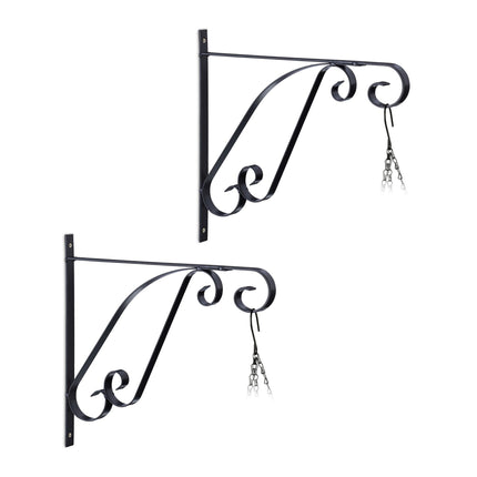 set of 2 hanging basket holders