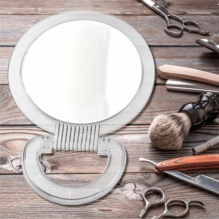 set of 2 mirrors with folding handle
