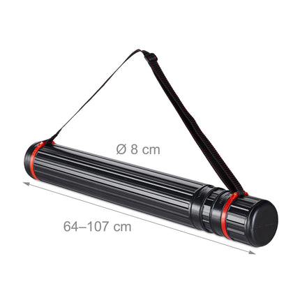 set of 2 retractable poster rolls