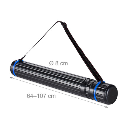 set of 2 retractable poster rolls
