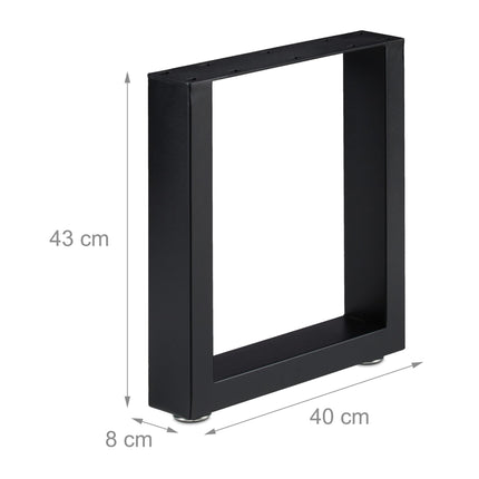 set of 2 table runners black