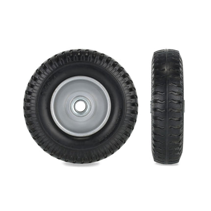 set of 2 wheelbarrow wheels 2.50-4