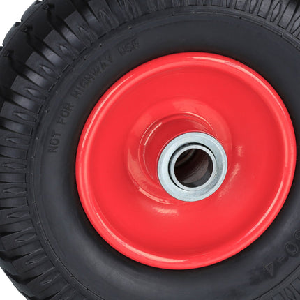 set of 2 wheelbarrow wheels 2.50-4