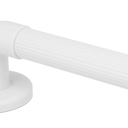 set of 2 white plastic handles