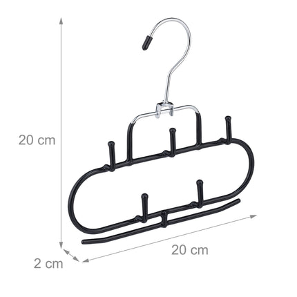 set of 3 belt holders with 5 hooks