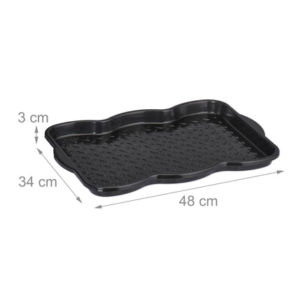 set of 3 drip trays for 2 pairs of shoes