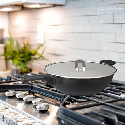 set of 3 splash guards for frying pans