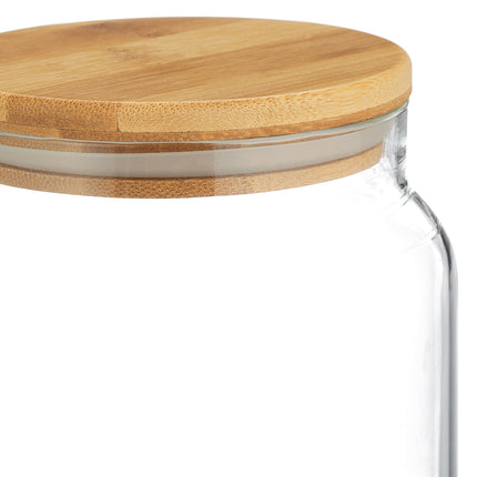 set of 3 storage jars with lids 1500 ml